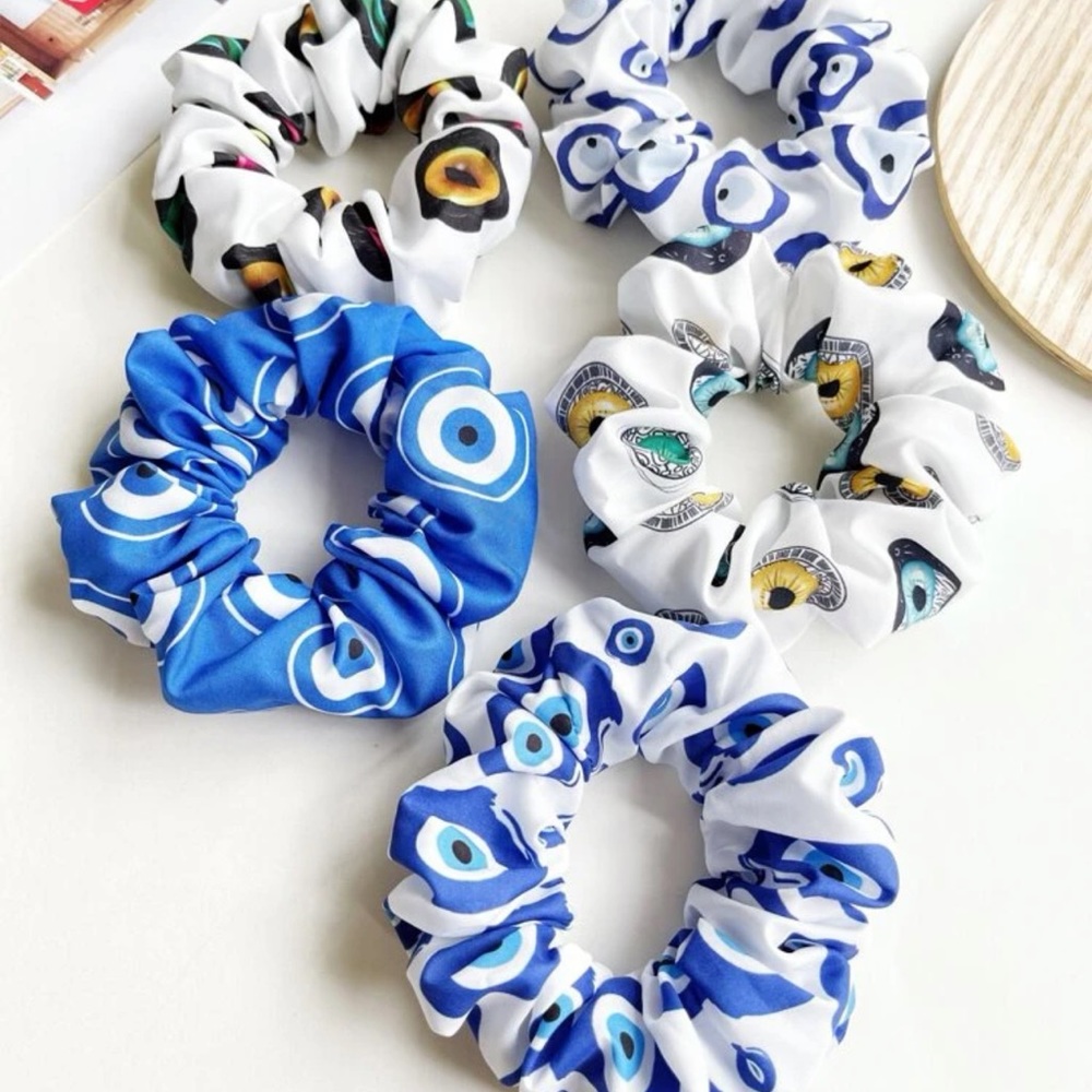 Evil Eye Scrunchies - Picture 2 of 6